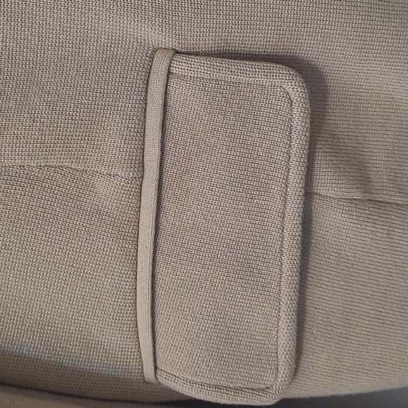 Lauren Ralph Lauren Sweater-Knit Blazer cardigan in camel/Tan size M - Picture 2 of 9